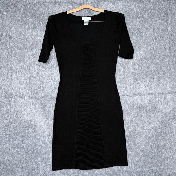 Barneys New York Women's‎ Round Neckline Short Sleeve Bodycon Mini Dress- Sz XS